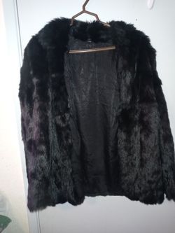 Ladies Black fur Jacket
