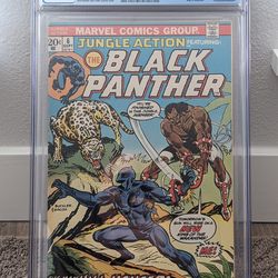 Jungle Action  #6, CGC 7.5, White pages