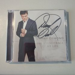 Autographed Donny Osmond CD case (no disc)