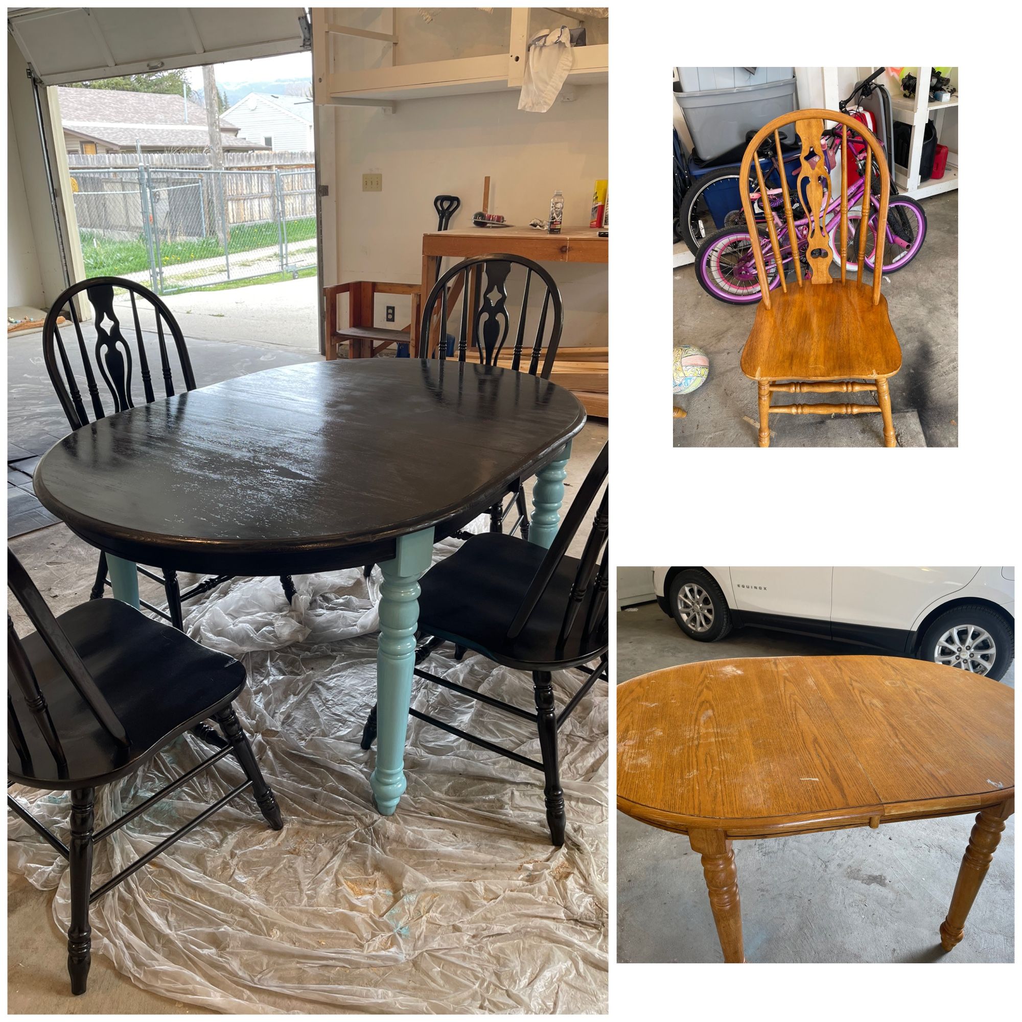 Refurbished Table And Chairs