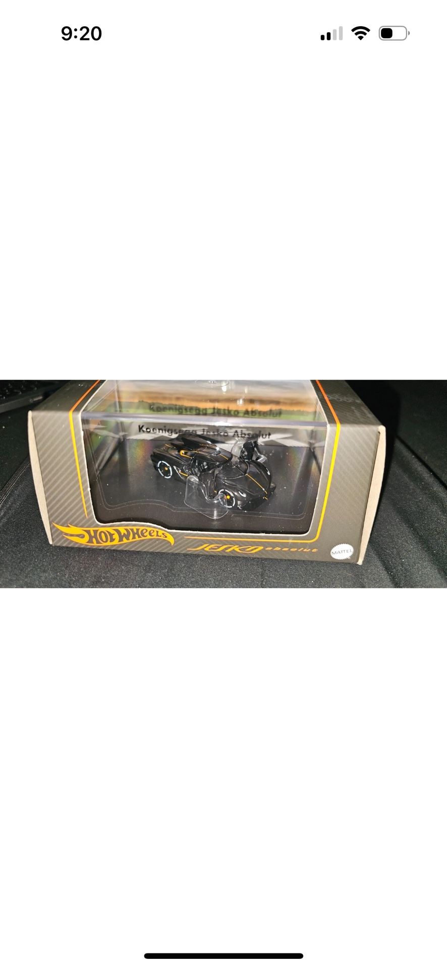 2025 HotWheels RLC Exclusive Koenigsegg Jesko Absolut.