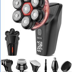 Head Shavers for Bald Men, 7D Head Shaver with LED Display