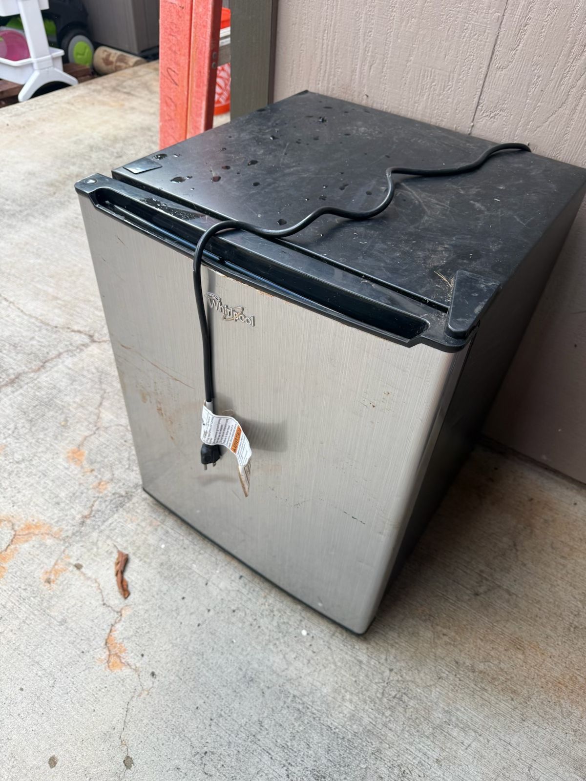 Miscellaneous ,small icebox 50 stand up walker 50 reclining wheelchair 300. Bed rack 25
