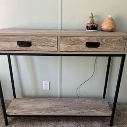Console Table W Two Drawers 