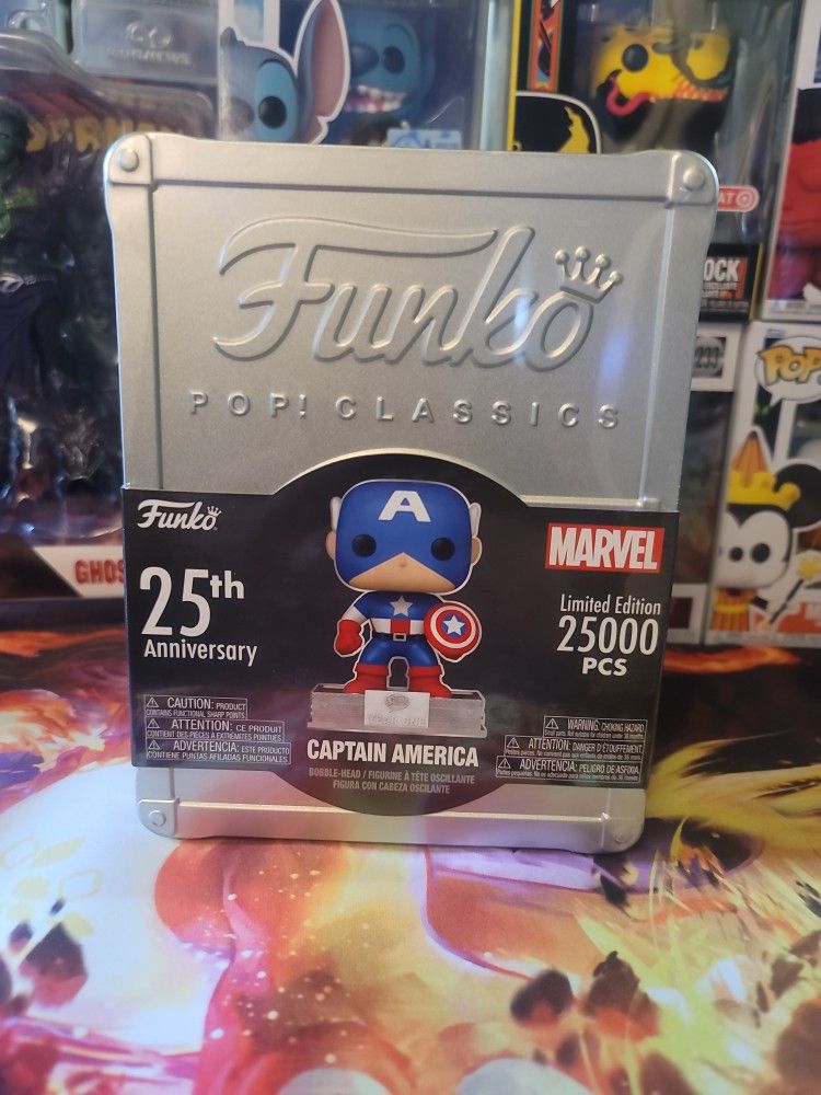 Funko Pop Classics Captain America 25th Anniversary 