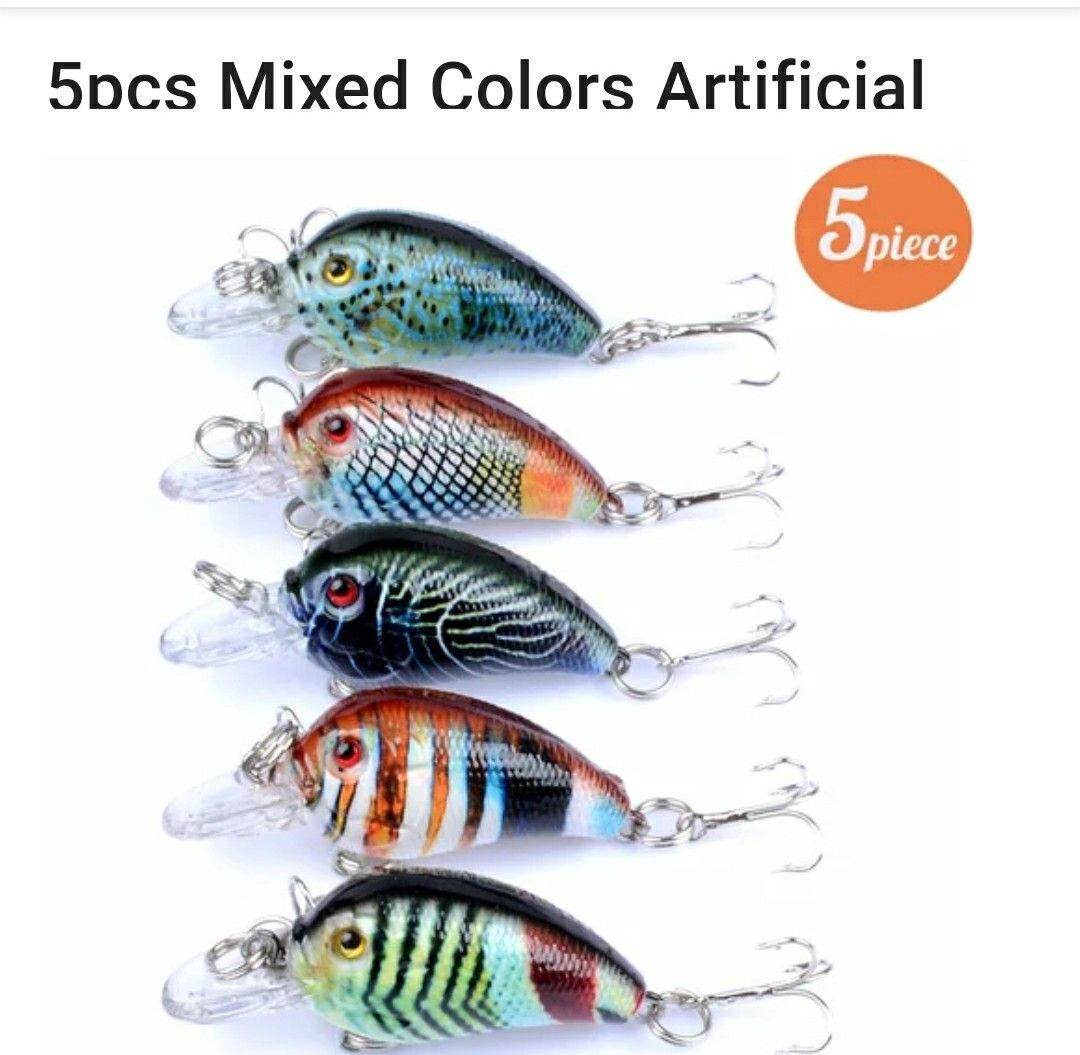 Fishing lure and reel set everything is new in packaging