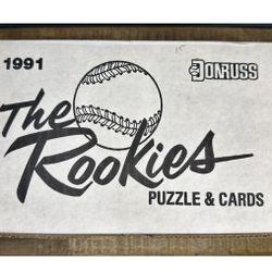 1991 Donruss The Rookies Baseball Puzzle And Cards - Complete Box Set Unopened