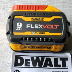 DeWalt 20V Y 60V Pila Flex Volt 9.0 Ah NUEVO!!!! DeWalt 20V And 60V Flex Volt Battery 9.0 Ah NEW!!!