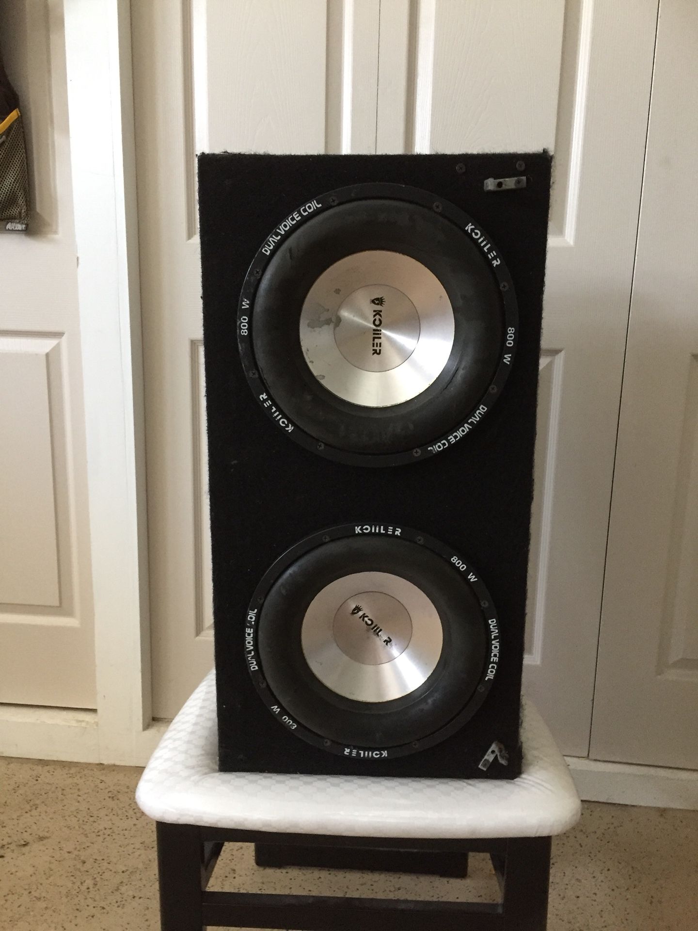 Koiiler 800 watt dual voice coil “comp subs”