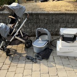Pending: Complete UPPAbaby Vista V2 Stroller Bundle - Gregory Color (2021/2 Model) 🚼