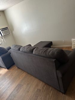 Couch and side chair