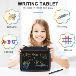 Kids Toys LCD Writing Tablet, 9 Inch Colorful Screen Doodle Board Erasable & Portable Drawing Pad