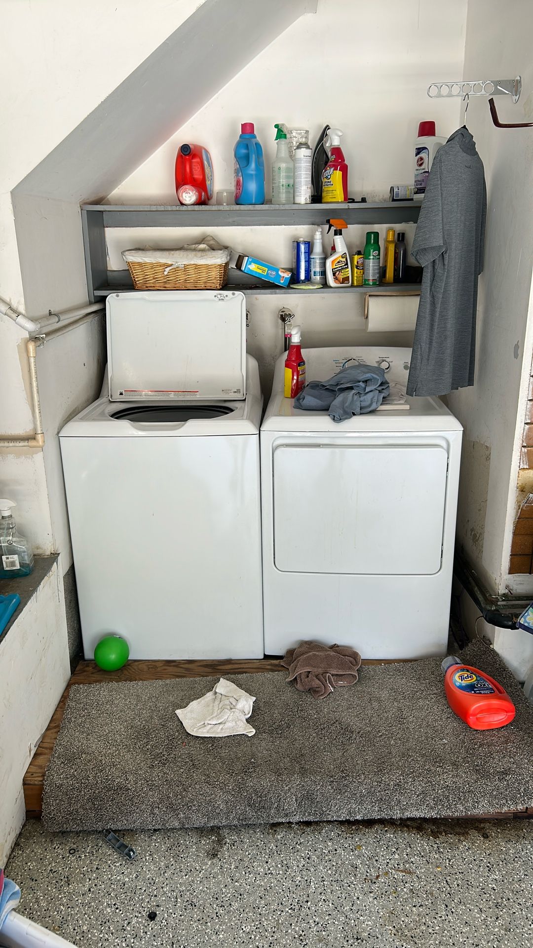 GE Washer And Dryer.