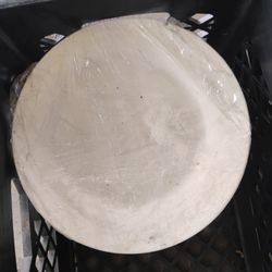 Ceramic plates white