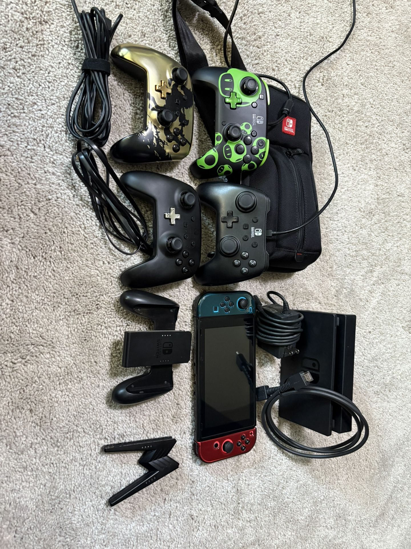 Nintendo Switch And Supplies