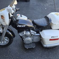 Kids Electric Police Bike