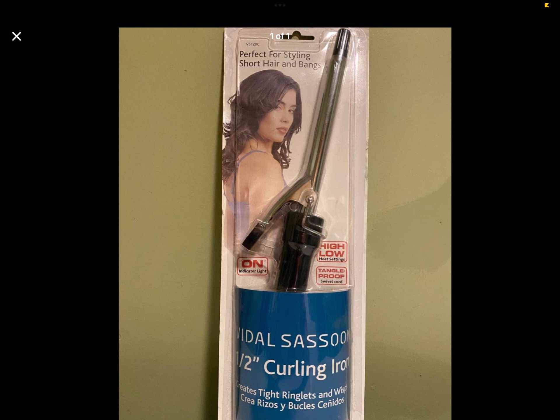 Vida Sassoon 1/2” Curling Iron