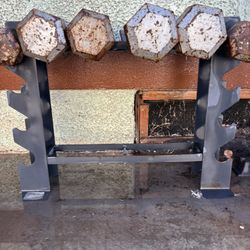 Dumbbells With Rack   