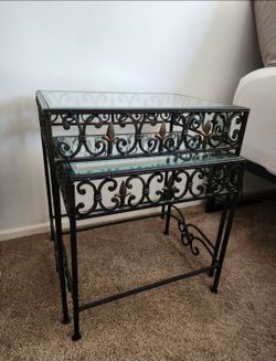 Gorgeous Iron Nesting Tables
