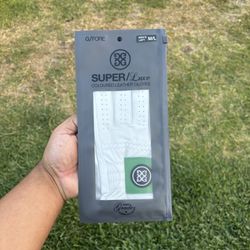 G/Fore Golf Glove White Left Hand Men’s Size M/L Leather NEW