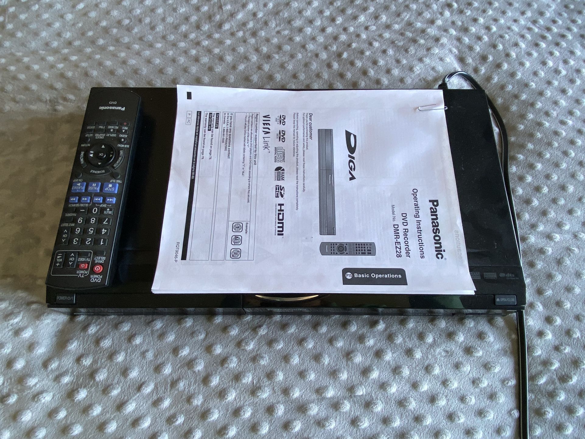 DVD Recorded Panasonic