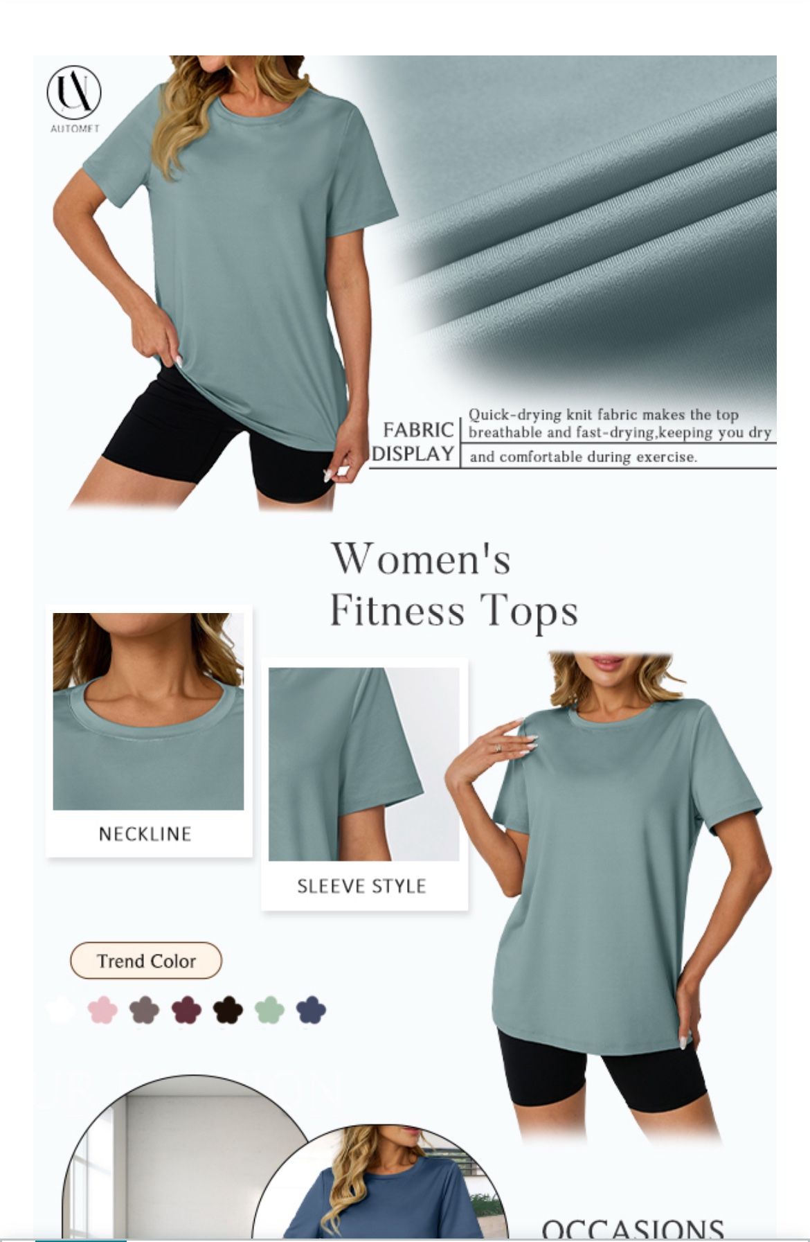Automet Women’s Fitness Top—SIZE XL