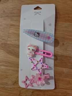 Hello kitty hair clips