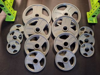 Weider Olympic plate set