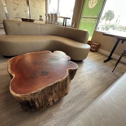 Cuban Mahogany Hardwood Coffee Table