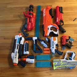 Nerf Blasters And Darts