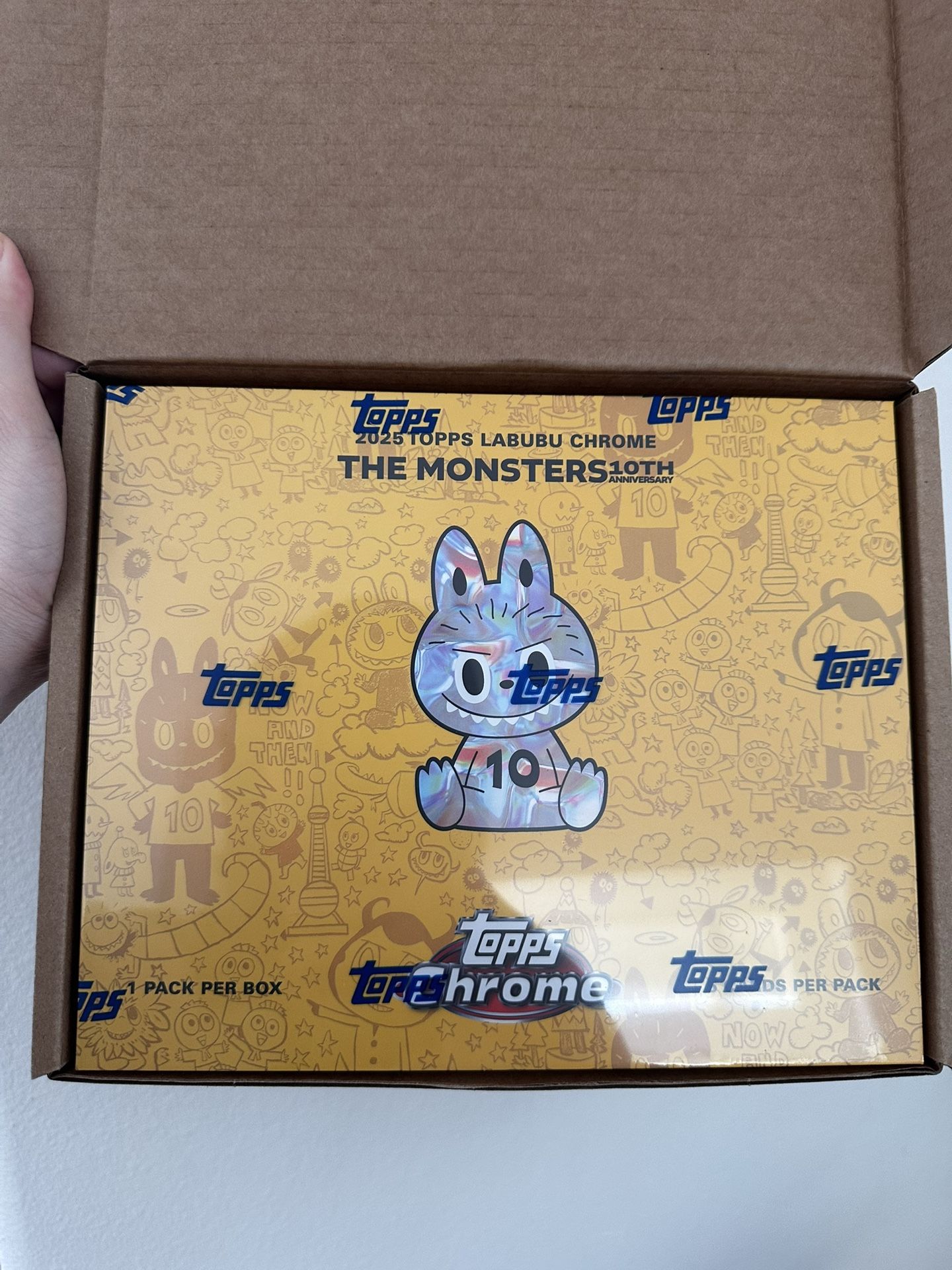 Sealed 2025 Topps Labubu Chrome® 10th Anniversary