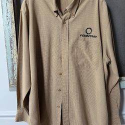 Genuine Men’s Fountain Collared Shirt by Perry Ellis. . Size XL. 