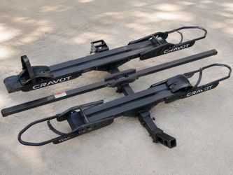 CRAVOT Heavy Duty 2-Bike E-Bike Hitch Rack – 2” Receiver