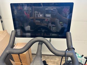 Peloton bike with two pairs of