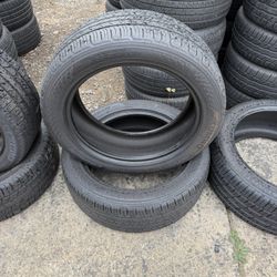 2 Llantas 225/55/19 Dela Kumho 95% De Vida