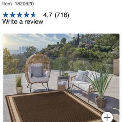 Ravenna Indoor/Outdoor Rug, Tyler Rug Size: 6 ft. 6 in. x 9 ft. 6 in