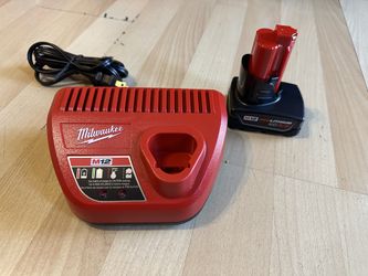 M12 Battery 4.0 And Charger Brand New 