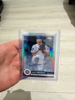 Shota Imanaga auto Topps chrome /25