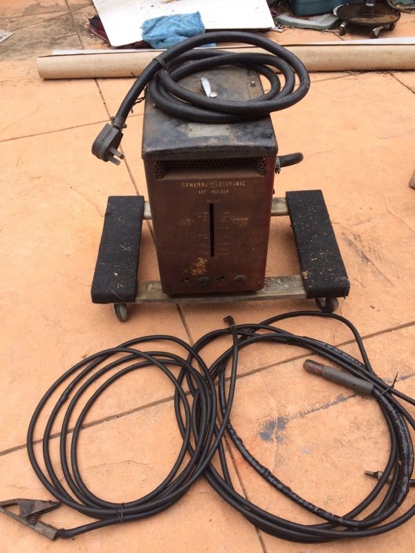 General Electric vintage arc welder. Vintage well built Americana