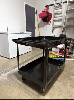 U.S. General 2 Shelf Steel Cart