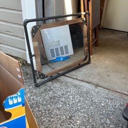 Industrial Mirror. Brand New.