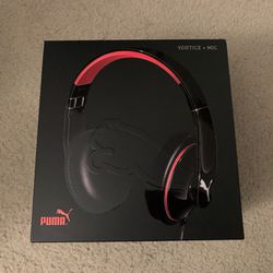 New Wired Puma Vortice Over Ear Headphone Headset And Mic  