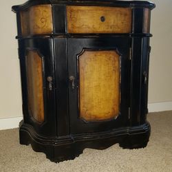 Antique Solid Wood Original Chest Commode Cabinet with Vintage Design