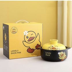 Little Yellow Duck Ceramic Casserole