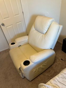 Sofá reclinable masageador con calefacción