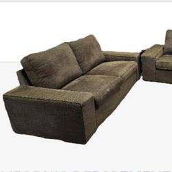 IKEA SOFA LOVESEAT W/ OTTOMAN