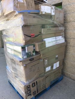 Amazon mixed pallets electronic / household! 7ft pallet