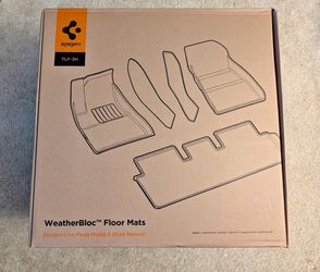 Spigen Tesla Model 3 2024/2025/2026 All Weather Floor Mats