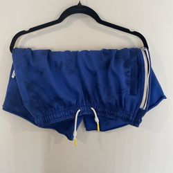 Nike Peace Love Basketball Shorts Blue Sz S
