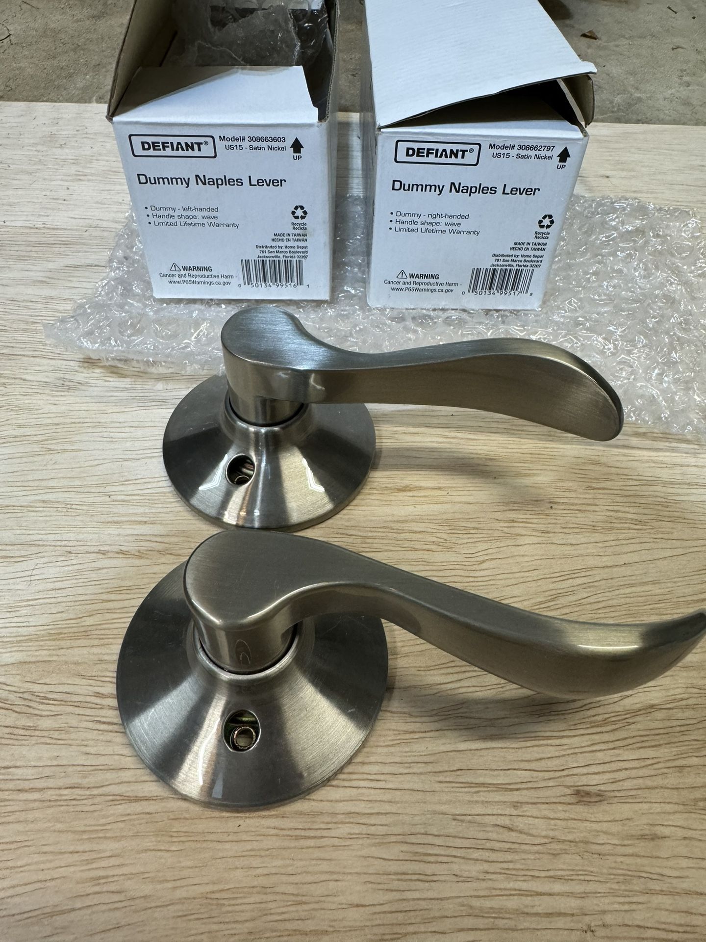 Set Of Two Interior Door Handles - Brand New In Box